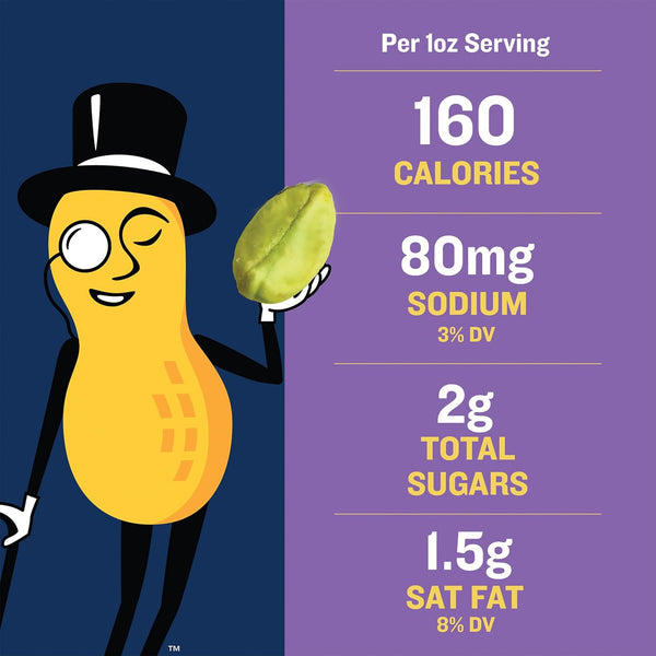 PLANTERS Pistachio Nuts Lovers Nut Mix with Pistachios no shell, Almonds & Cashews, Party Snacks, Plant-Based Protein, After School Snack, Bulk