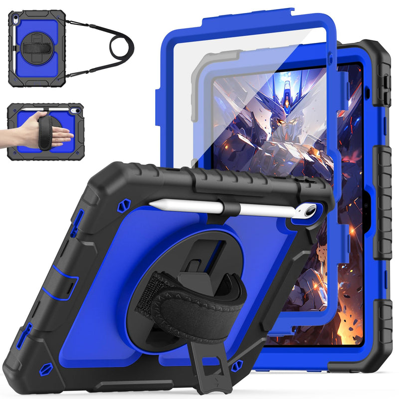 Cantis Case for iPad 11-inch (A16) 2025/ iPad 10th Generation 2022 (10.9 inch) with Screen Protector, 11th Case with 360 Degree Rotating