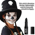 Go Ho Makeup Clown Black Cream-Blendable Stick - Face Body Paint for Professional SFX, Cosplay Costume - Safe Facepaint, Nose & Lip Smacking, Eye