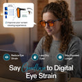 Sleep ZM Blue Light Blocking & Light Sensitivity Glasses with 14 Lens Types 1 Voyager Frame - Sleep Aid Orange Lens