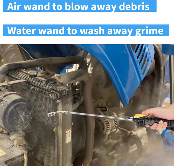 VANPET Radiator Cleaning Wands, Water & Air Cleaning Wands for High Efficiency Cooling Systems and Radiators