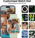 Smart Watch, Fitness Tracker with Heart Rate, Blood Oxygen, Sleep Tracker Light Green