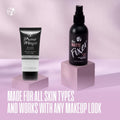 W7 Prime Magic & the Fixer Matte Set - Makeup Primer & Setting Spray Duo for a Smooth, Matte Finish - Pore Minimizer & Shine Control -