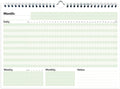 HADIGU Habit Tracker Calendar, (Undated 12 Month) with Spiral Bound and Hanger, A4 size (8.3"x11.7"), Habit Tracker Journal for Daily Weekly and