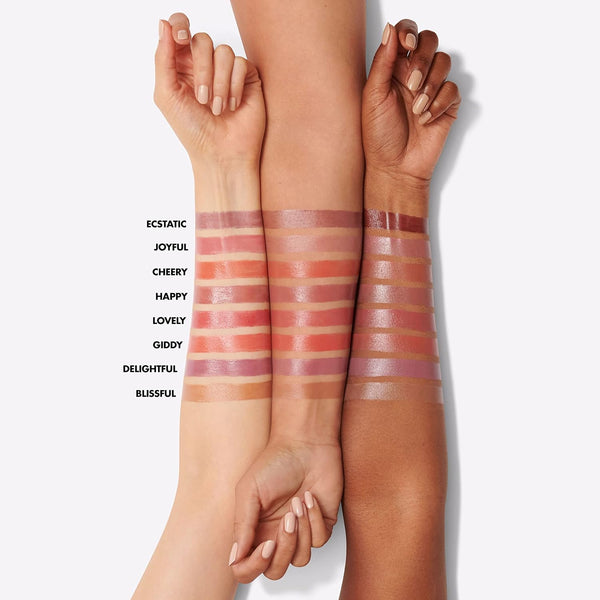 e.l.f. Hydrating Core Lip Shine with Shea Butter & Vitamin E, Tinted Lip Balm for A Smooth, Glossy Finish & Long-Lasting Moisture, Ecstatic Deep