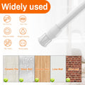 6Pcs Spring Tension Curtain Rods No Drilling, Adjustable 15.7-28 Inches | 5/8" Diameter, Spring Loaded, Expandable for Window, Bathroom, Cupboard,