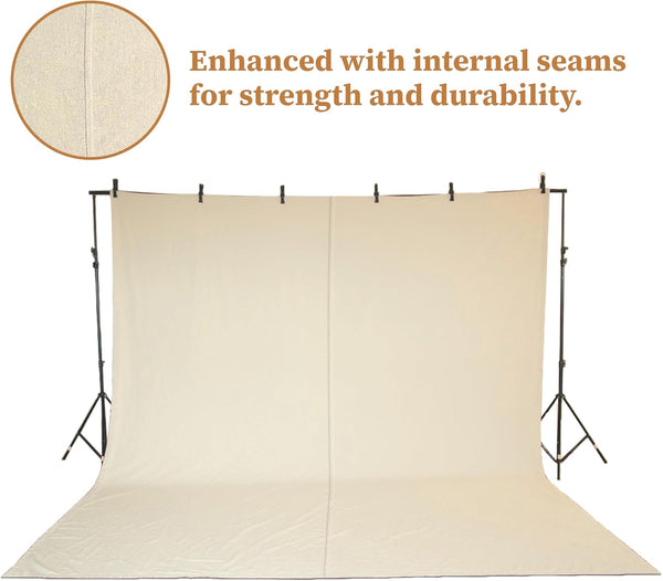 Canvas Painters Drop Cloth (Size 6 x 9 Feet - Pack of 2) - Pure Cotton Paint Drop Cloth for Painting, Curtains, Furniture & Floor Protection - All