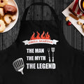 LYLPYHDP Funny Aprons for Men - Adjustable Neck Strap, Waterproof & Oilproof! Perfect for Grilling - Ideal Husband Birthday Gift & Gifts for