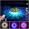 QOLNBY Floating Pool Lights(1 Pack), Rechargeable Pool Lights with 6 Dynamic Lighting Effects, Upper and Lower Color Changing Floating Light, IP68