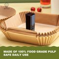 Air Fryer Liners Disposable for CHEFMAN Air Fryer 9 Qt, Power XL Air Fryer Liners, 6 qt 8QT Air Fyrer Liners, 9.5 inch Parchment Paper Liners for