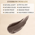 LAVONE Eyebrow Stamp Pencil Kit for Eyebrows Makeup, with Waterproof Eyebrow Pencil, Eyeliner, Eyebrow Pomade, and Dual-Ended Eyebrow Brush - Dark