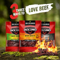 Jack Link's Bold Beef Jerky Variety Pack - Sweet & Hot, Jalapeño & Peppered - (15 Pack) 1.25 oz Bags - Ready to Eat Real Meat Protein Snacks -
