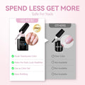 Gelike EC 6-in-1 Jelly Nail Builder Gel: Sheer Baby Pink UV Rubber Base Gel for Apex Building & Extension – Extra Strong Adhesive for Press On &