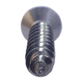 4 x 1-1/2" Flat Head Sheet Metal Screws, Phillips Drive, Stainless Steel 18-8, Full Thread, Bright Finish, Self-Tapping, Quantity 50 By