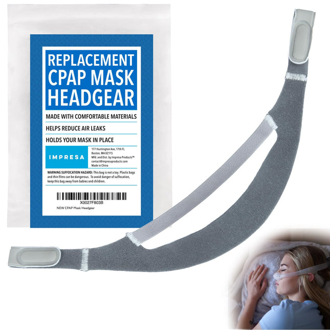 Impresa Replacement Headgear Strap for Nasal Dreamwear, Respironics & Airfit N30