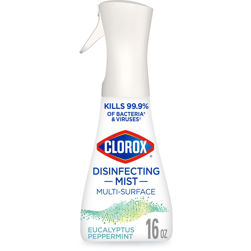 Clorox Disinfecting Mist, Eucalyptus Peppermint, Disinfecting Spray, 16 Fluid Ounces 16 Fl Oz (Pack of 1)