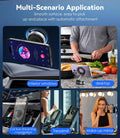 CloudValley Magnetic Car Phone Mount, Compatible with MagSafe | 360° Adjustable Foldable Holder for Dashboard, 80LBS Suction & 2800gf Magnet, Car