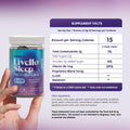 Livello Sleep Wild Berry Gummies - 60 Servings Natural Sleep Support with 5-HTP, Melatonin, and Vitamin B6 for Peaceful Night, Vegan & Gluten-Free