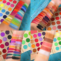 UCANBE Professional 86 Colors Eyeshadow Palette with 15Pcs Makeup Brushes Set Matte Glitter Long Lasting Highly Pigmented Waterproof Contour Blush