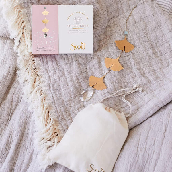 Scout Curated Wears - Suncatcher- Botanical Leaf/Amazonite