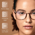 Gaoye Stylish Eyewear Frame Accessories - Blue Light Glasses for Woman - Computer Glasses for Blue Light Blocking A1 Matte