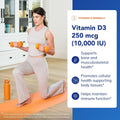 Pure Encapsulations Vitamin D3 250 Mcg (10,000 IU) - Supplement to Support Bone, Joint, Breast, Heart, Colon & Immune Health - with Premium