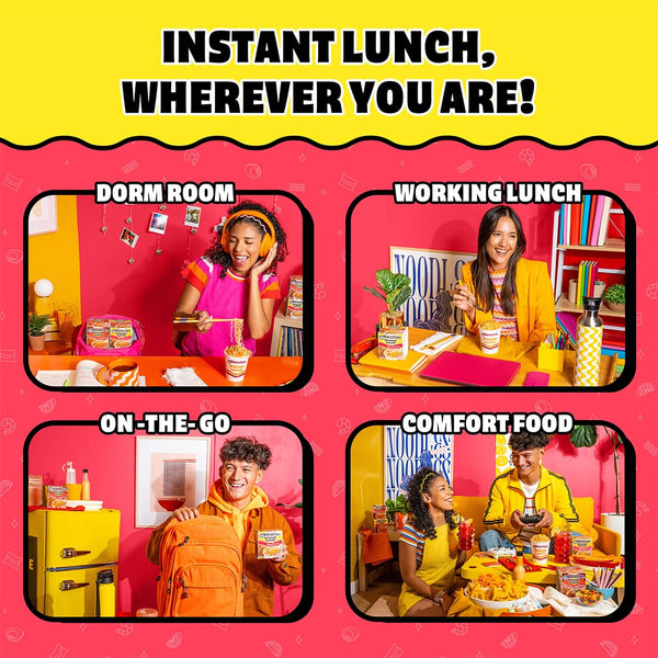Maruchan Instant Lunch Ramen Noodles, Beef Flavor – Japanese-Style Instant Noodle Soup, Easy Meal Ready in 3 Minutes – 2.25 Oz. (12 Pack)