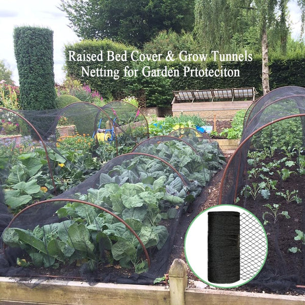 Bird Netting 25x25 Ft, 1/2 in Mesh Heavy Duty Garden Netting | Extra Strong Woven Mesh Netting Pest Barrier for Plants, Fruit Trees, Vegetables,