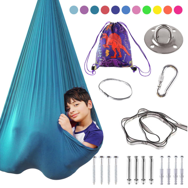 Indoor Therapy Sensory Swing for Kids, Special Needs Joy Cuddle Ceiling Snuggle 