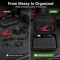 GWCASE Jump Starter Case for Halo Bolt Air 58830 57720/Air+ 55500, Box Only All Black For Halo Bolt Air/Air+ 55500