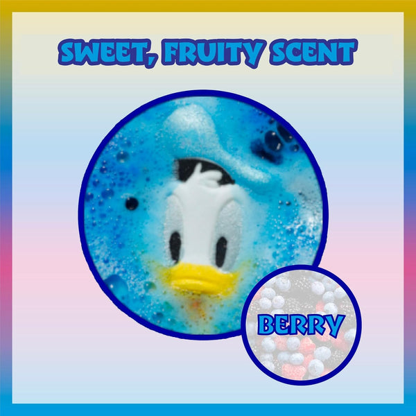 Mickey Minnie and Donald Duck Bath Bombs for Kids, Fun Bright Rainbow Colors, Berry Scented for Kids, Ages 3+, by Townley Girl Disney Mickey