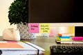 Post-it Super Sticky Notes, 4 x 4 in, Neon Fizz, 6 Lined Pads | School Supplies and Oﬃce Supplies, 2X the Sticking Power 4" x 4"
