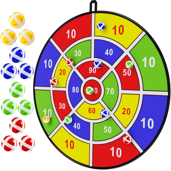 BooTaa 29" Large Dart Board for Kids, Kids Dart Board with Sticky Balls, Boys Toys, Indoor/Sport Outdoor Fun Party Play Game Toys, Birthday Gifts