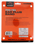 Walker's Pro-Tek Earplug Band 25dB NRR Passive Hearing Protection Shooting Hunting Soft Adaptable Foam Plugs w/Comfortable Neckband, Extra Pair of