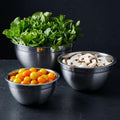 Table Concept Mixing Bowls with Airtight Lids, Stainless Steel Nesting Bowl Set for Space Saving Storage, Ideal for Cooking, Baking, Prepping &