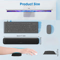 MEKASS Keyboard Wrist Rest, Soft Memory Foam Wrist Support for Keyboard, Keyboard Hand Rest Pad for Wrist Pain Relief, Keyboard Wrist Guard for
