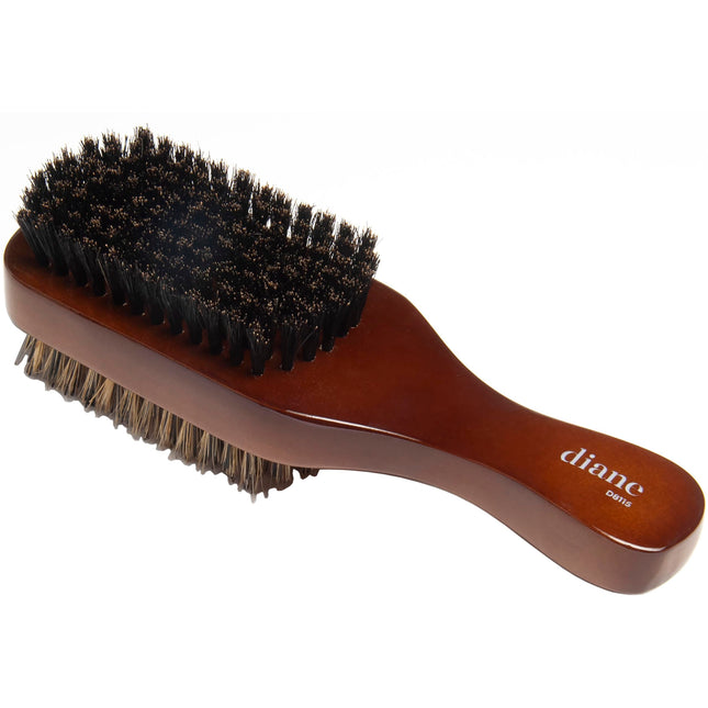 Diane Premium 100% Boar Bristle 2-Sided Club Brush for Men and Barbers, Medium a