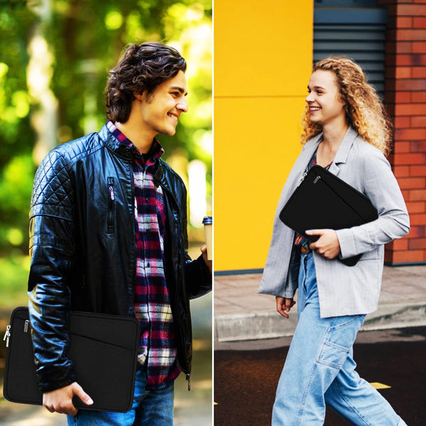 Laptop Sleeve 15.6 inch, Durable Computer Carrying Bag Protective Case Briefcase Handbag with Front Pocket, Slim Laptop Cover for 15-16 Inch HP,