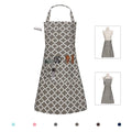LessMo Kitchen Cooking Aprons with 3 Pockets for Men Women - Cotton Adjustable Professional Grade Chef Apron for Kitchen, BBQ & Grill (Light Gray)
