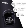 AmPro Pro Styl Styling Gel - Protects and Strengthens Your Strands - Non-Flaking, Alcohol Free, Vegan Formula - Flexible, Touchable Hold for All