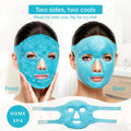 ZNÖCUETÖD Cold Face Eye Mask Ice Pack Reduce Facial Puff, Dark Circles, Hot Cold Compress Pack, Face SPA Gift for Woman Sleeping, Pressure,