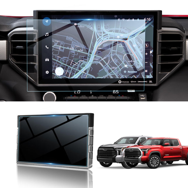 BIBIBO for 2023 2024 Toyota Tundra Screen Protector 2022-2024 Toyota Tundra &2024 Toyota Tacoma 14" Radio Screen Protect