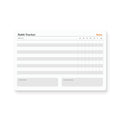 Notsu Weekly Habit Tracker Notepad | Goals Planner Pad and Self Care to Do List | 50 Tear off Pages, 8.5Ã¢ÂÂ X 5.5Ã¢ÂÂ