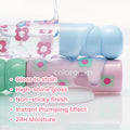 COLORGRAM FRUITY GLASS TINT MINI SET 03 COOL BEST SET | Moisturizing & Long Lasting Korean Lip Stain Tint | Stocking Stuffer, Gifts for Women and