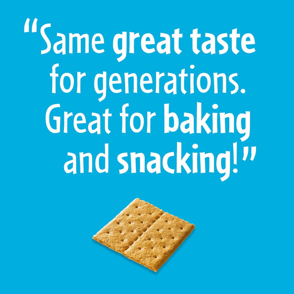 HONEY MAID Graham Crackers, Lunch Snacks, Party Size, 28.8 oz 28.8 Ounce (Pack of 1)