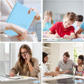 Thboxes A5 Weekly Planner Notebook, 52 Week Undated Journal for Women, Blue Blue Cute
