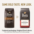 Peet's Coffee, Dark Roast Ground Coffee, 100% Arabica Coffee - Major Dickason's Blend 18 Ounce Bag Major Dickason's Blend 18 Ounce (Pack of 1)