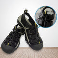 2 Pairs Elastic No Tie Shoe Laces Replacement Laces for Keen Sandal, Round No Tie Shoelaces for Adults and Kids 2 Pairs Black