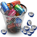 Aluminum Can Compactor White – 8/12/16OZ Metal Can Crusher Heavy-Duty Wall-Mounted Smasher for Aluminum Seltzer, Soda, Beer Cans and Bottles for
