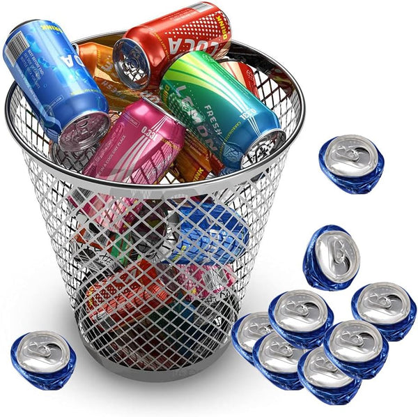 Aluminum Can Compactor White – 8/12/16OZ Metal Can Crusher Heavy-Duty Wall-Mounted Smasher for Aluminum Seltzer, Soda, Beer Cans and Bottles for